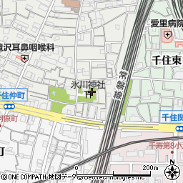 東京都足立区千住仲町48周辺の地図