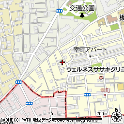 東京都板橋区幸町58周辺の地図
