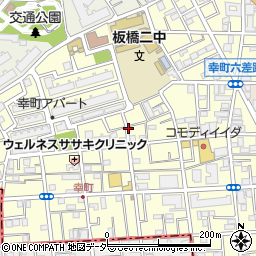 東京都板橋区幸町周辺の地図