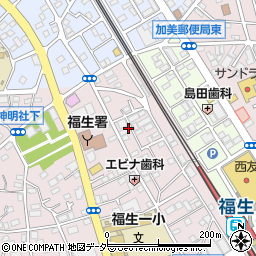 東京都福生市福生1068-6周辺の地図