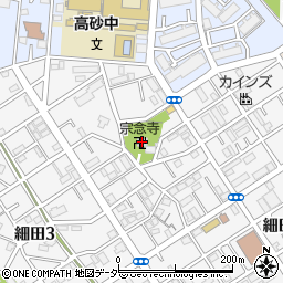 宗念寺周辺の地図