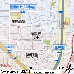 東京都板橋区熊野町28周辺の地図