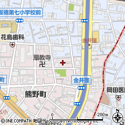 東京都板橋区熊野町26周辺の地図