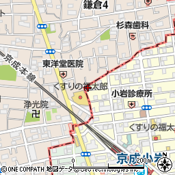 東京都江戸川区北小岩6丁目4-7周辺の地図