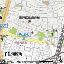 東京都足立区千住仲町26周辺の地図
