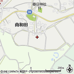 千葉県香取郡多古町南和田周辺の地図