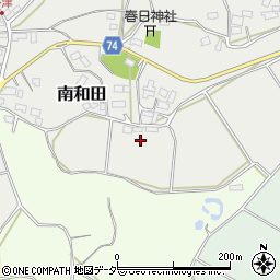 千葉県多古町（香取郡）南和田周辺の地図