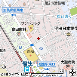 東京都福生市福生963周辺の地図