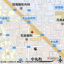 東京都板橋区中丸町53周辺の地図