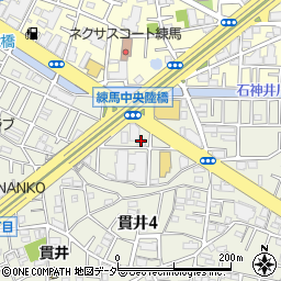 社団法人東京都トラック協会　練馬支部周辺の地図