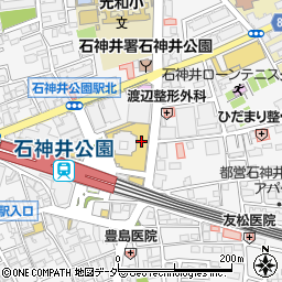 影澤クリーニング北口駅前店周辺の地図