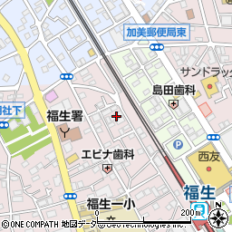 東京都福生市福生1027-2周辺の地図