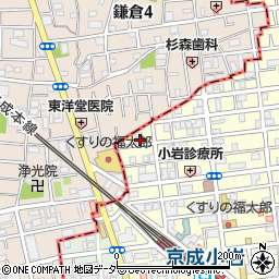 東京都江戸川区北小岩6丁目4-4周辺の地図