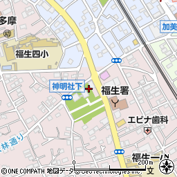 東京都福生市福生1078-4周辺の地図