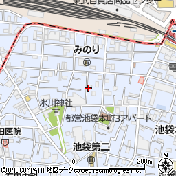 東京都豊島区池袋本町3丁目周辺の地図