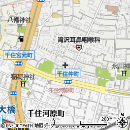 東京都足立区千住仲町5周辺の地図