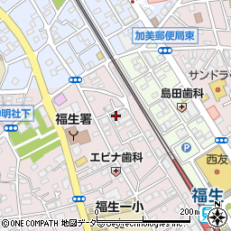 東京都福生市福生1027-4周辺の地図