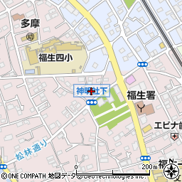 東京都福生市福生1299周辺の地図