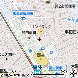 明光義塾　福生駅前教室周辺の地図