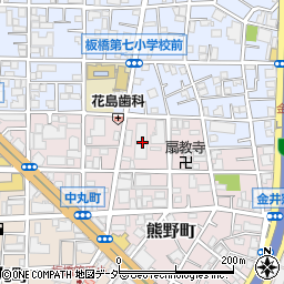 東京都板橋区熊野町37周辺の地図