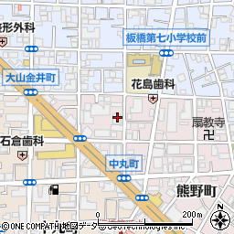 東京都板橋区熊野町44周辺の地図