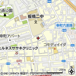 東京都板橋区幸町28周辺の地図
