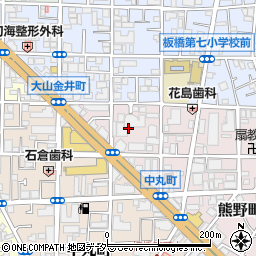 東京都板橋区熊野町45周辺の地図