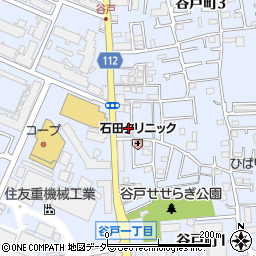 東京都西東京市谷戸町周辺の地図