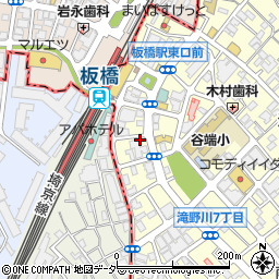 板橋駅前桜ビル周辺の地図