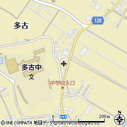 千葉県香取郡多古町多古164周辺の地図