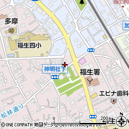 東京都福生市福生1079周辺の地図