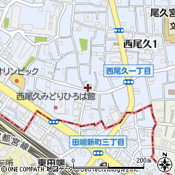 ファミリーマート荒川西尾久一丁目店周辺の地図