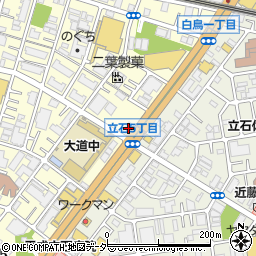 都バス　南千住自動車営業所　青戸支所周辺の地図