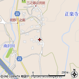 山梨県北杜市明野町三之蔵854周辺の地図