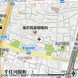 東京都足立区千住仲町25周辺の地図