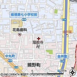 東京都板橋区熊野町27周辺の地図