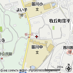 山梨県山梨市牧丘町窪平1121周辺の地図