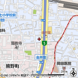 東京都板橋区大山金井町15周辺の地図