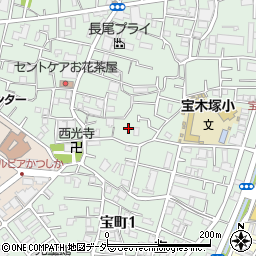 東京都葛飾区宝町周辺の地図