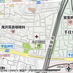 東京都足立区千住仲町32周辺の地図