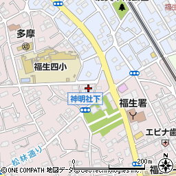 東京都福生市福生1301周辺の地図