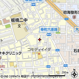 東京都板橋区幸町17周辺の地図