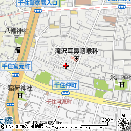 東京都足立区千住仲町6周辺の地図