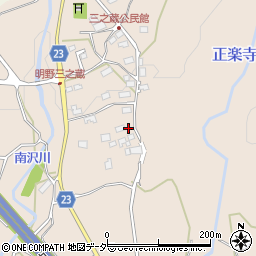 山梨県北杜市明野町三之蔵858周辺の地図