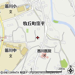 山梨県山梨市牧丘町窪平1257周辺の地図