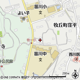 山梨県山梨市牧丘町窪平1124周辺の地図