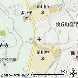 山梨県山梨市牧丘町窪平1122周辺の地図