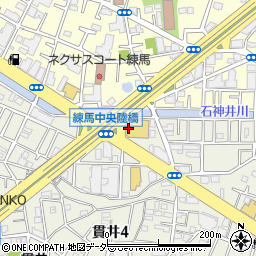 日産東京販売谷原店周辺の地図