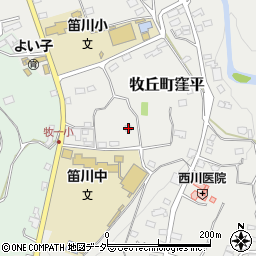 山梨県山梨市牧丘町窪平1114周辺の地図