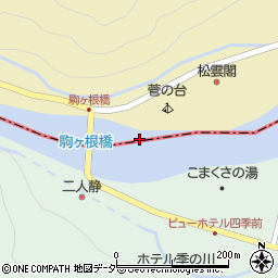 駒ケ根橋周辺の地図